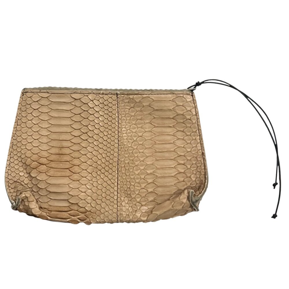 B. May Matte Python Zip Essentials Pouch - image 2